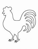 Rooster Outline Chicken Pattern Printable Stencil Crafts Stencils Craft Patternuniverse Template Patterns Head Cut Clipart Templates Animal Use Creating Roosters sketch template