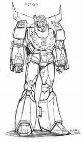 Transformers Rodimus Guidoguidi Autobots Ahm Prelim sketch template