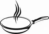 Pan Drawing Frying Outline Grill Vector Illustration Clipart Drawings Clipartmag Paintingvalley sketch template