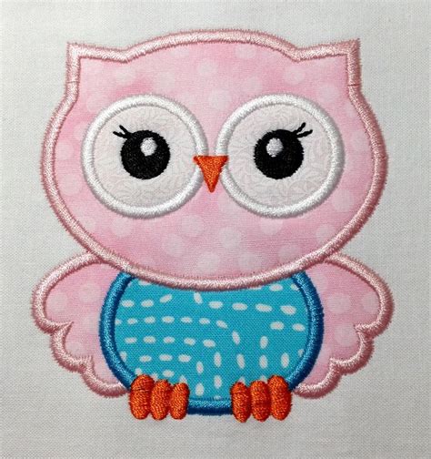 adorable owl applique