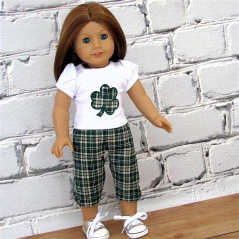 Irish Lass American Girl Doll Clothes St Patricks Day Green Etsy