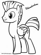 Pony Coloring Little Pages Boy Thunderlane Kolorowanki Armor Shining Popular Library Clipart Coloringhome sketch template
