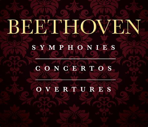 beethoven l van symphonies 5 and overtures complete 12 cd box