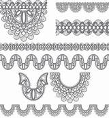 Lace Border Vector Vectors sketch template