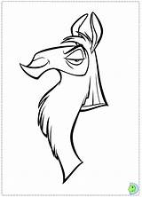 Coloring Llama Lama Drawing Pages Kuzco Groove Emperor Disney Emperors Clipart Dinokids Line Ein Color Close Print Cat Books Categories sketch template