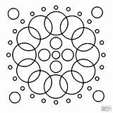 Coloring Circle Pages Mandala Coloringbay sketch template