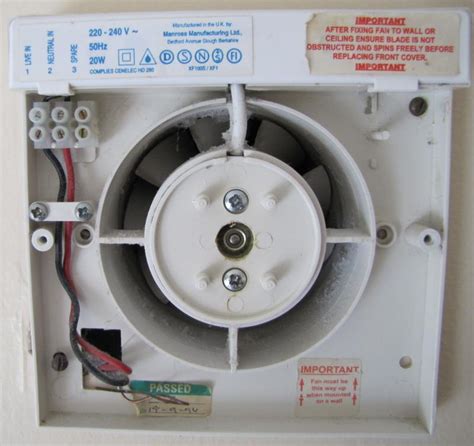 switched  bathroom extractor fan diynot forums