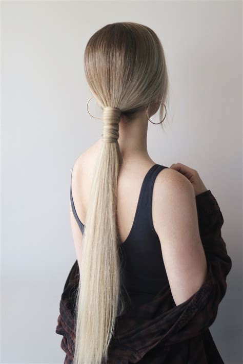 easy ponytail hair tutorial alex gaboury