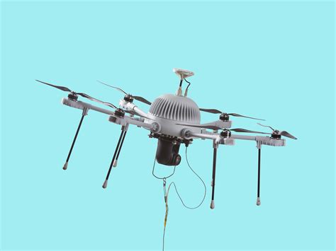 cyphy   set drones   tying    ground wired