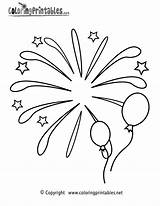 Fireworks Coloring Pages Printable Holiday Thank Please Holidays Coloringprintables Comments Printables sketch template