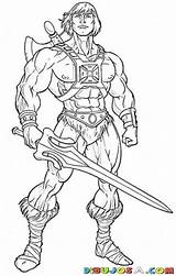 Espada Heman Thundercats Dibujosa Kombat Mortal Superhero Amos Colorir Poder Imprimir Skeletor Imagenesycarteles Masters sketch template