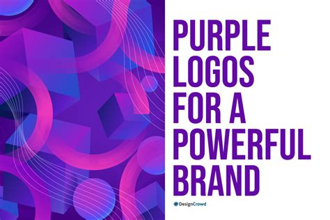 purple logos   powerful brand