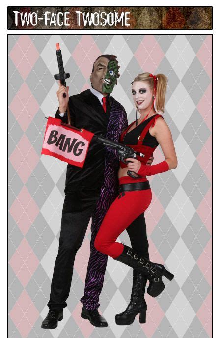harley quinn and two face couples costume idea harley
