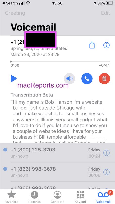 iphone voicemail transcription  working fix macreports