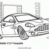 Coloring Aston V12 Martin Nissan Trail Kia Carnival sketch template