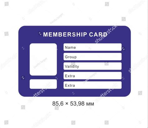 membership card templates  premium
