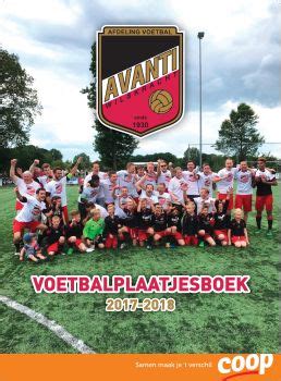 coop enschede avanti wilskracht voetbalplaatjesboek  sponsoringvoetbal flipboekje