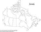 Canada Map Printable Provinces Blank Canadian Maps Worksheet Royalty sketch template