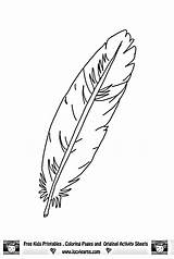Feather Coloring Template Eagle Printable Pages Outline Native American Feathers Beast Quest Adult Colouring Shield Clipart Indian Token Clip Cliparts sketch template