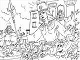 Plaga Ranas Plague Malvorlage Frogs Kleurplaat Rane Piaga Passover Plagues Grenouilles Invasions Moses Edupics Plagen Malvorlagen Pesach Educima Bibel ägypten sketch template