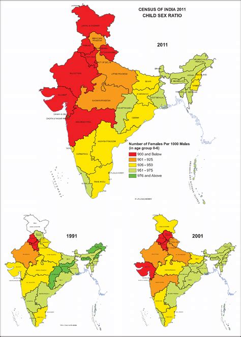 India Sex Ratio By State Top 10 States Having Lowest Sex Ratio Of