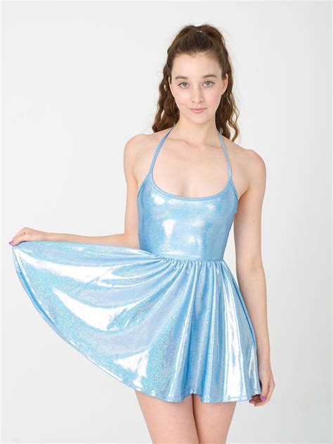 Shiny Figure Skater Dress Americanapparel Shiny Dresses Dresses