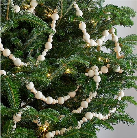 christmas tree bead garland ideas pimphomee