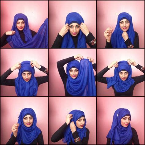 stylish ways  wears  scarf hijab