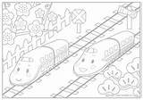 Shinkansen Sanrio sketch template