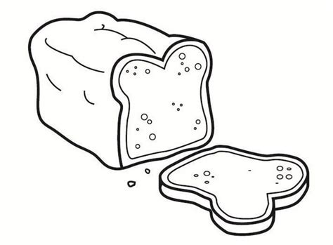 bread coloring coloring pages