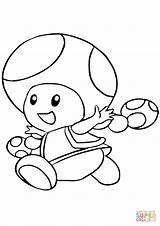 Toadette Toad Wii Ausmalbild Colouring Cartoons Boo sketch template