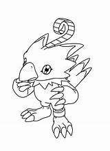 Digimon Coloring Pages Cartoons Printable Drawing Kb sketch template