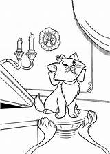 Aristocats Bestcoloringpagesforkids Kittens sketch template