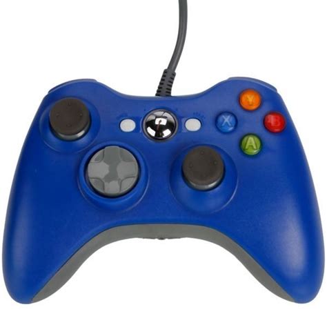 xbox  pc blue wired controller game controllers bid   buynow price