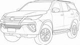 Fortuner Dee Mika Camry sketch template