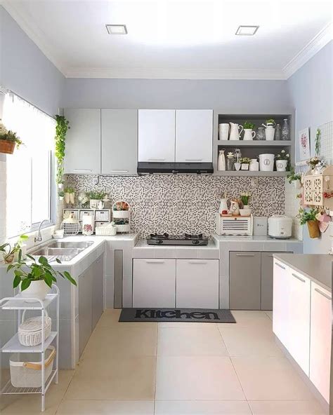 ide  dapur minimalis modern ukuran kecil  terlihat rapi