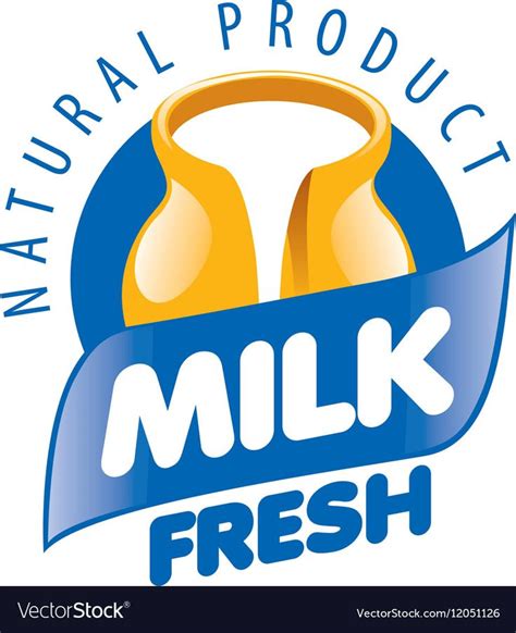 logo milk royalty  vector image vectorstock aff royalty
