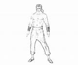Liu Mortal Combat Fire Coloring Pages Hang Kang sketch template