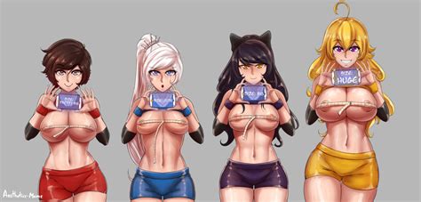 team lineup sizes by aestheticc meme rwby hentai collection volume four western hentai
