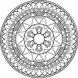 Pages Coloring Sun Mandala Colouring Color Mondaymandala sketch template