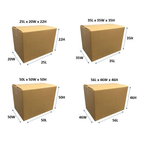 carton box single double wall multiple sizes packing materials shopee singapore