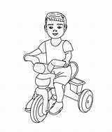 Coloring Pages Bike Riding Kids Children Bicycle Bikes Print Safety Index Gif Popular sketch template
