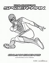 Amazing Coloring Spiderman Spider Man Pages Superhero Dc Printable Kids Color Popular Hellokids sketch template