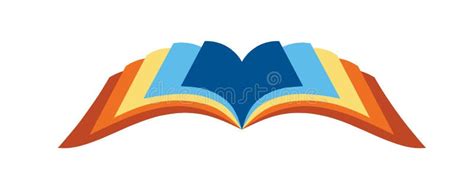 logo open book stock  image