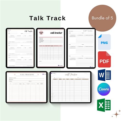 talk track template