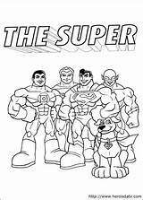 Justice League Cyborg Coloring Pages Friends Super Batman Superman Lantern Printable Green Robin Colorpages sketch template