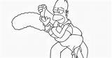 Homer Marge sketch template