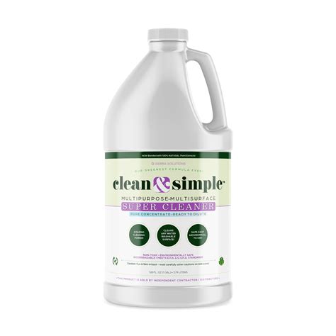 clean simple  purpose liquid concentrate everyday household cleaner  oz  sierra
