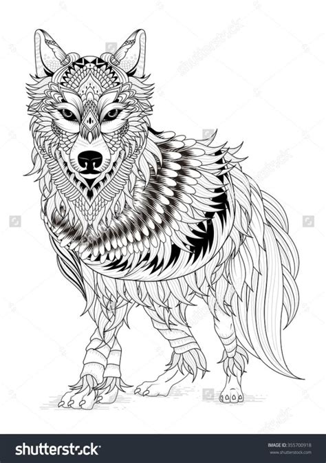 exclusive picture  wolf coloring pages  adults albanysinsanitycom