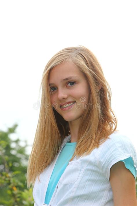 Attractive Teenage Girl With Dental Braces Stock Image Image 33283001
